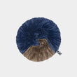 Azur Plissé Satin Silk Scrunchie