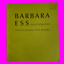 Barbara Ess, Photography Installation and Books