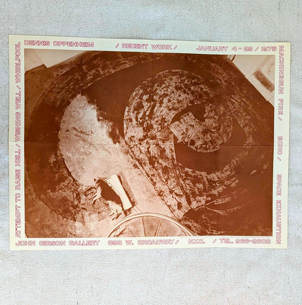 Dennis Oppenheim Exhibition Poster