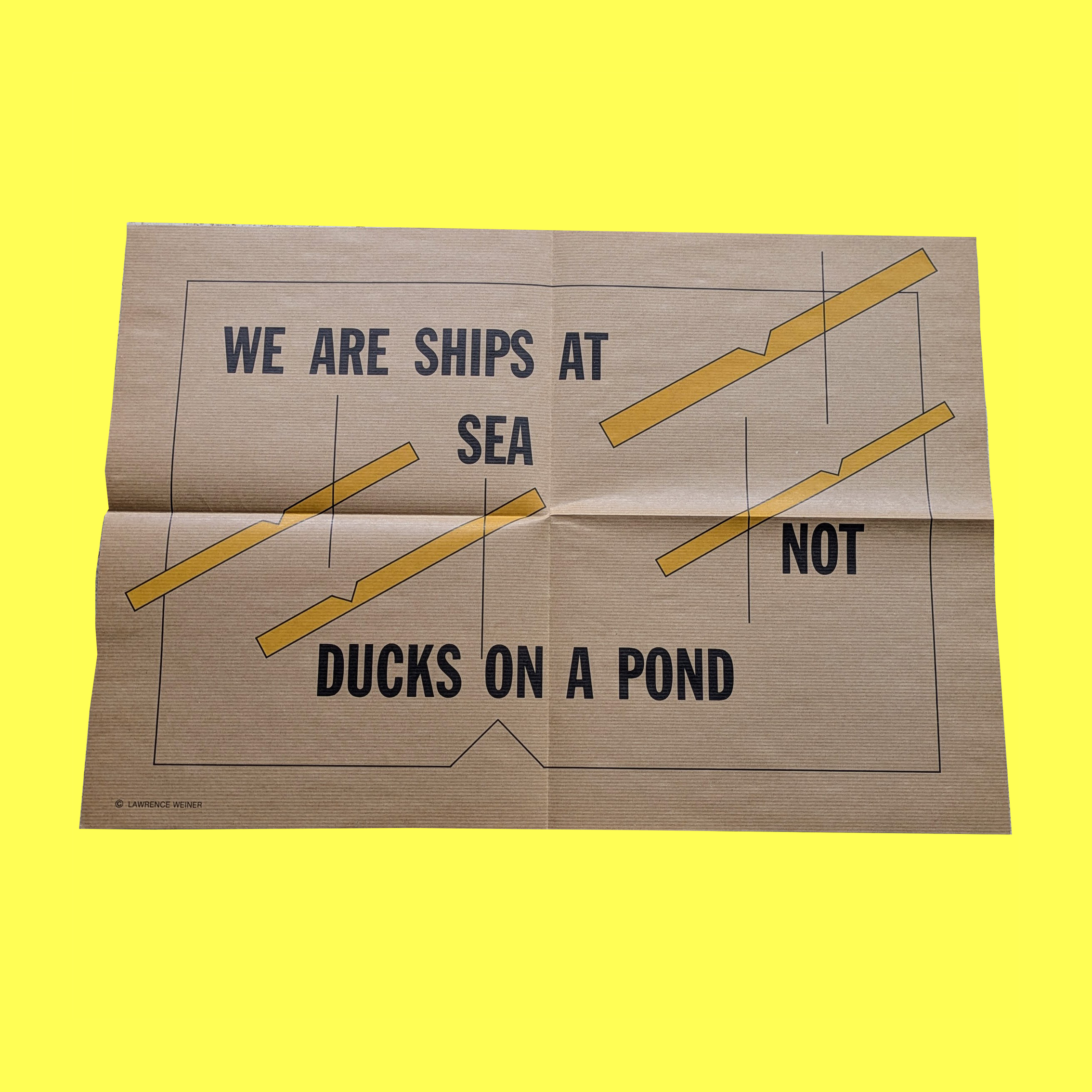 Paradigms Suitable for Daily Use - Lawrence Weiner